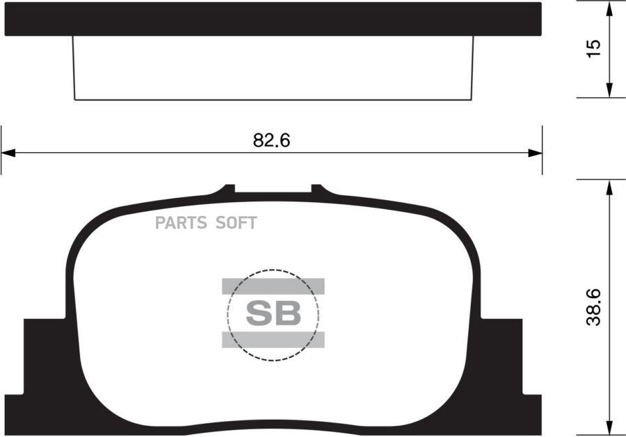 

Тормозные колодки Sangsin brake SP2042