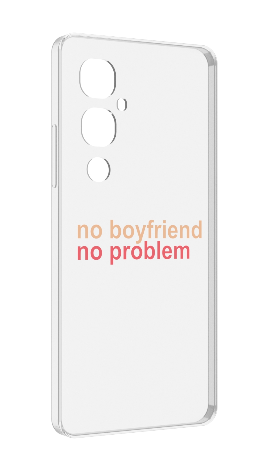 

Чехол MyPads нет-парня-нет-проблем для Tecno Pova 4 Pro, Прозрачный, Tocco
