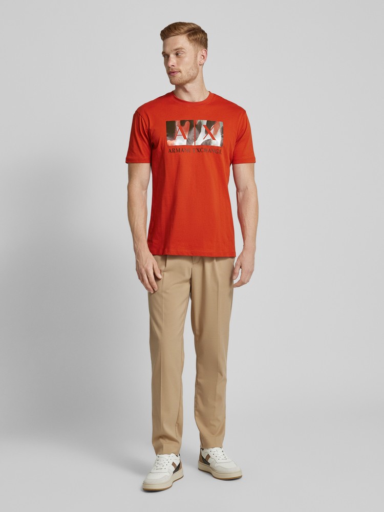 

Футболка мужская Armani Exchange 6DZTHF.ZJH4Z оранжевая L, Оранжевый, 6DZTHF.ZJH4Z