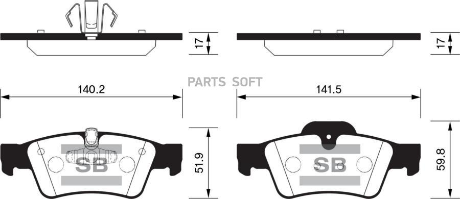 

Тормозные колодки Sangsin brake SP2190