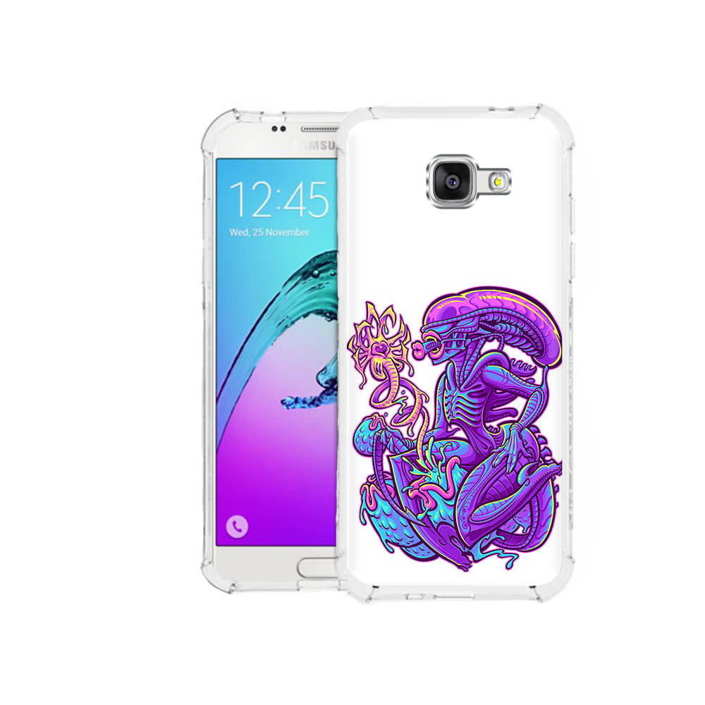 Чехол MyPads Tocco для Samsung Galaxy A5 (2016) чужой фиолетовый цвет (PT25252.581.693)