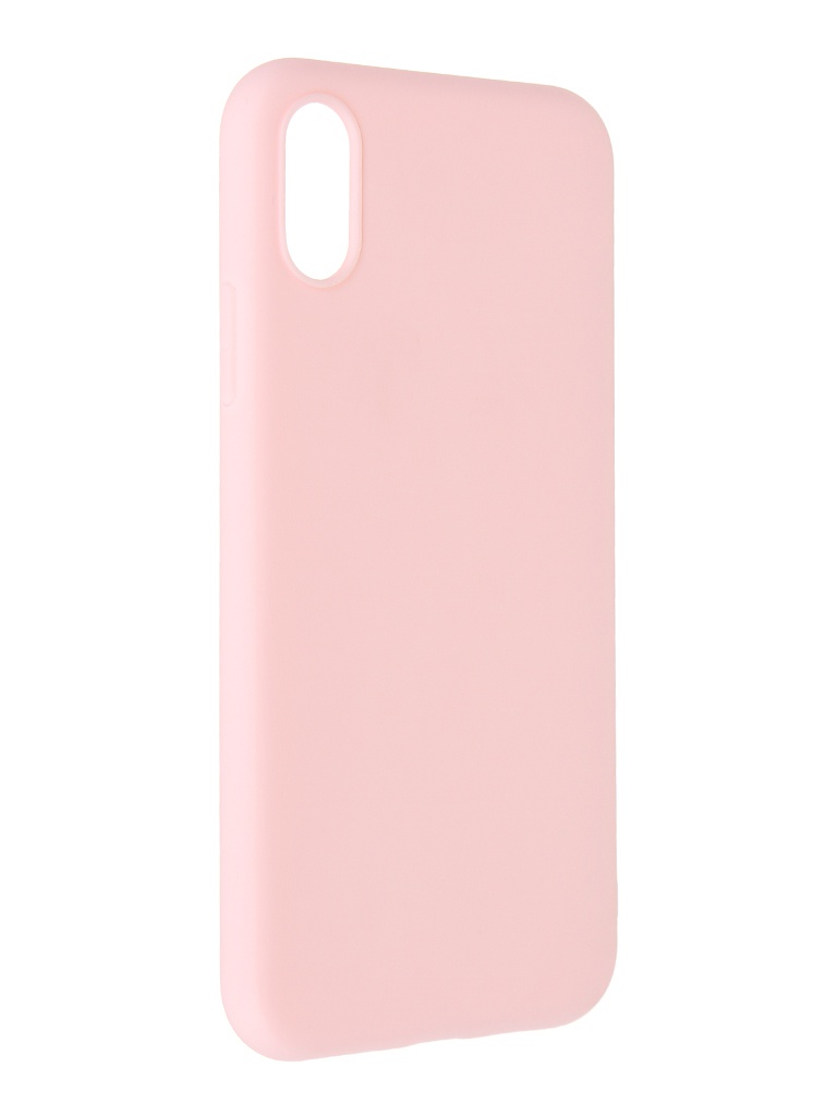 фото Чехол alwio для apple iphone xs soft touch light pink astixspk