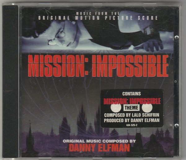 

Danny Elfman ‎– Mission: Impossible (Original Motion Picture Score) (1 CD)