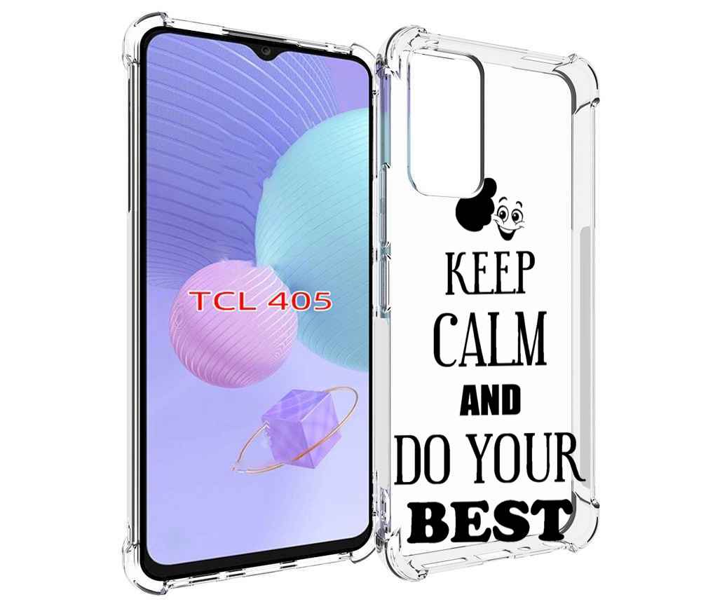 

Чехол MyPads keep-calm-and для TCL 405, Tocco