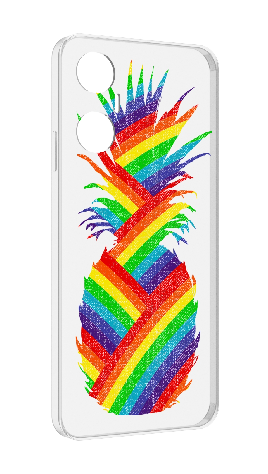 

Чехол MyPads радужный ананас для Infinix Hot 20 5G, Прозрачный, Tocco