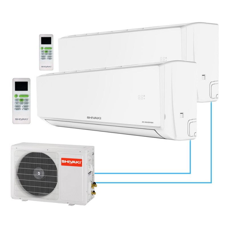 

Мульти сплит-система SHIVAKI SRH-PM189DC/SSH-PM099DCx2, SRH-PM189DC/SSH-PM099DCx2