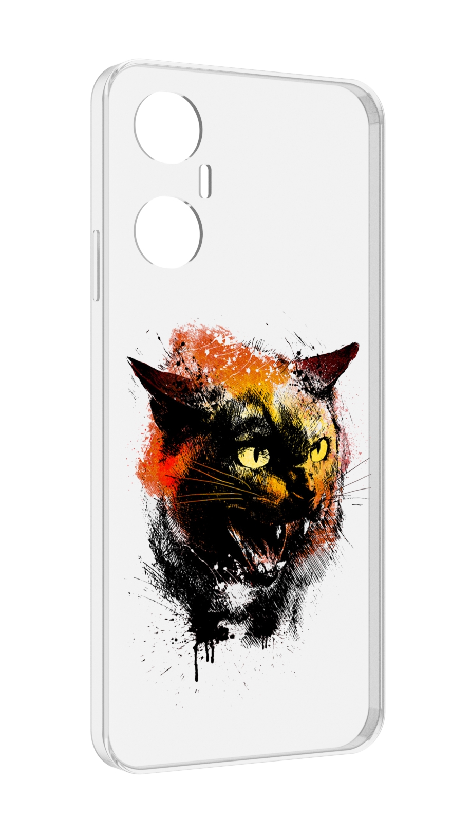 

Чехол MyPads сиамский кот для Infinix Hot 20 5G, Прозрачный, Tocco
