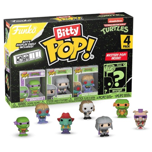 

Фигурка Funko Bitty POP!: TMNT S2: Donatello+Shredder+Baxter Stockman+Mystery (1 of 4) 4PK