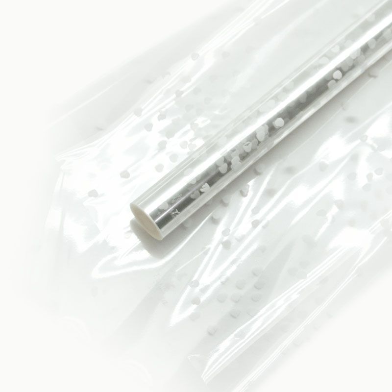 Упаковочная плёнка Дон Баллон П248 Поэма о любви (сердечки), белый, 1 шт 0,7х7,5