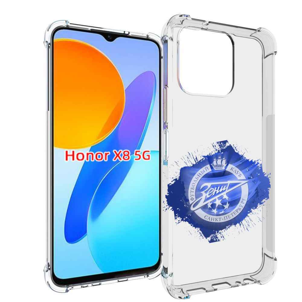 

Чехол MyPads фк зенит 1 мужской для Honor X8 5G, Прозрачный, Tocco