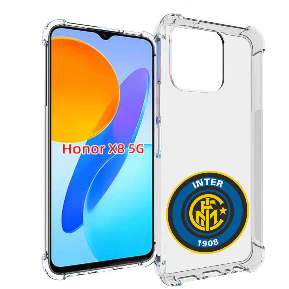 

Чехол MyPads фк интер мужской для Honor X8 5G, Прозрачный, Tocco
