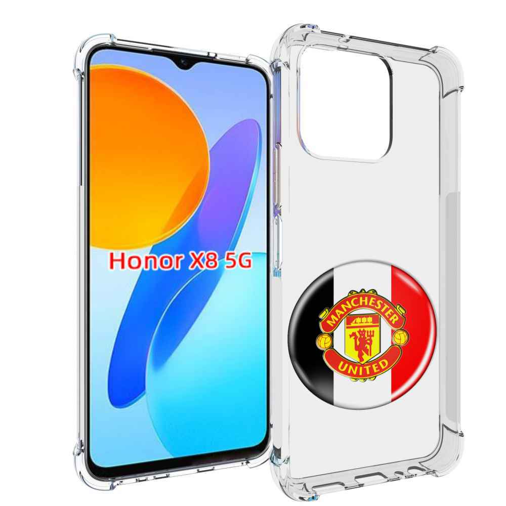 

Чехол MyPads фк манчестер юнаитед мужской для Honor X8 5G, Прозрачный, Tocco
