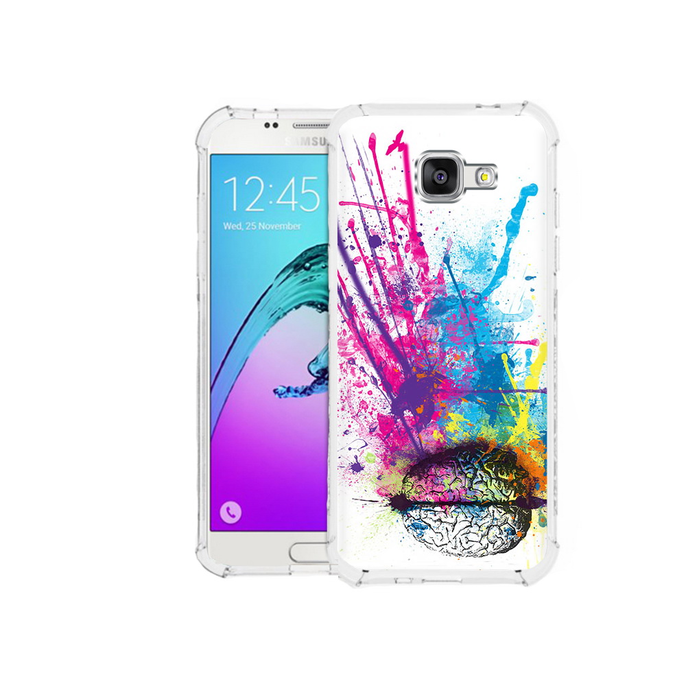

Чехол MyPads Tocco для Samsung Galaxy A5 (2016) яркий красочный мозг (PT25252.581.710), Прозрачный, Tocco