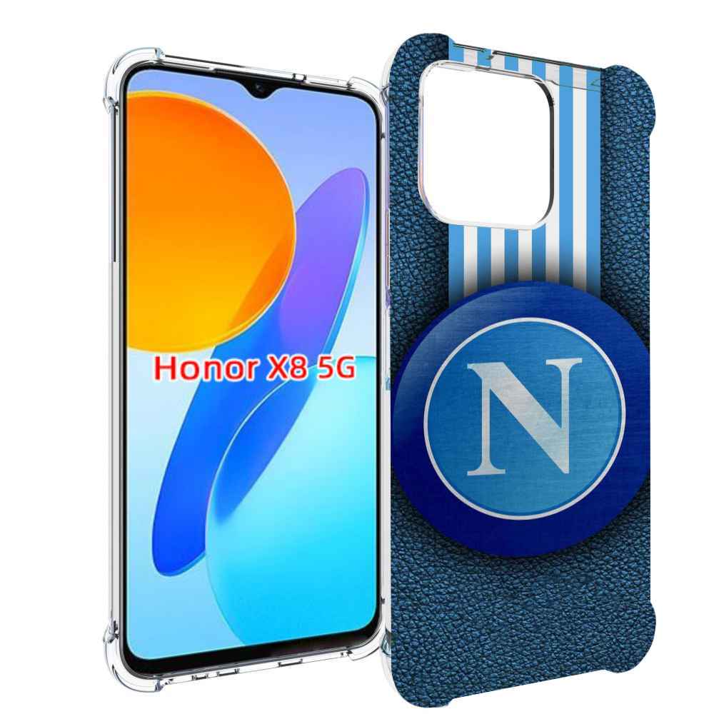 

Чехол MyPads фк наполи мужской для Honor X8 5G, Прозрачный, Tocco