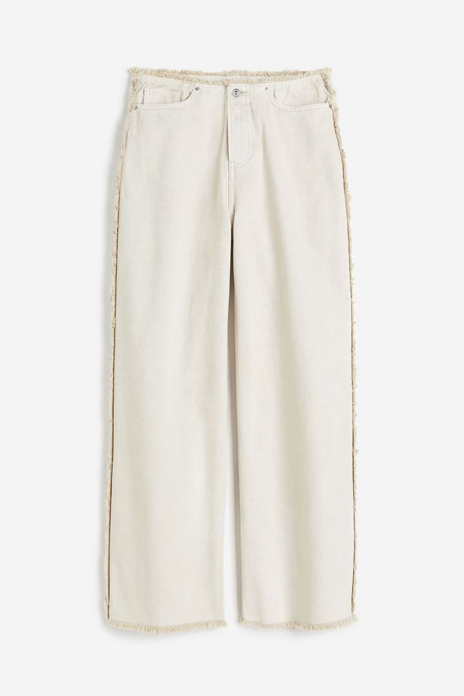 

Джинсы женские H&M 1207847 бежевые 36 EU, Бежевый, 1207847