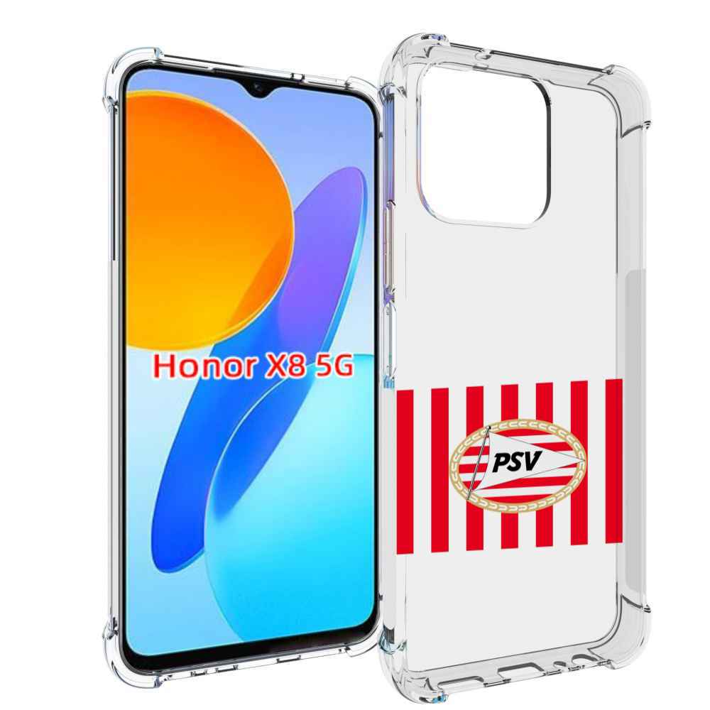 

Чехол MyPads фк псв голландия мужской для Honor X8 5G, Прозрачный, Tocco