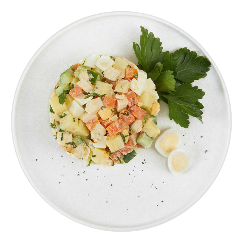 

Салат Простая еда Столичный с курицей 160 г