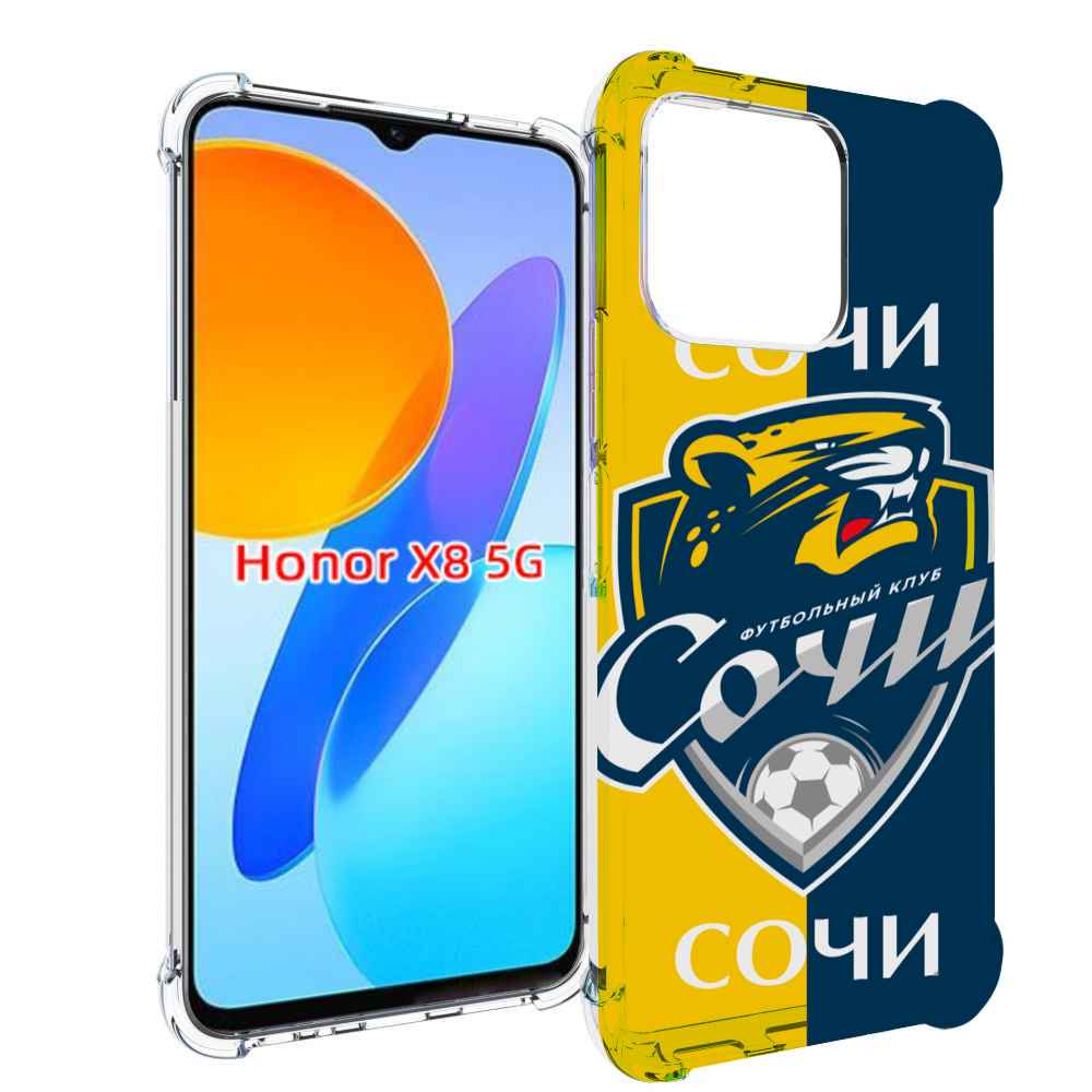 

Чехол MyPads фк сочи для Honor X8 5G, Прозрачный, Tocco