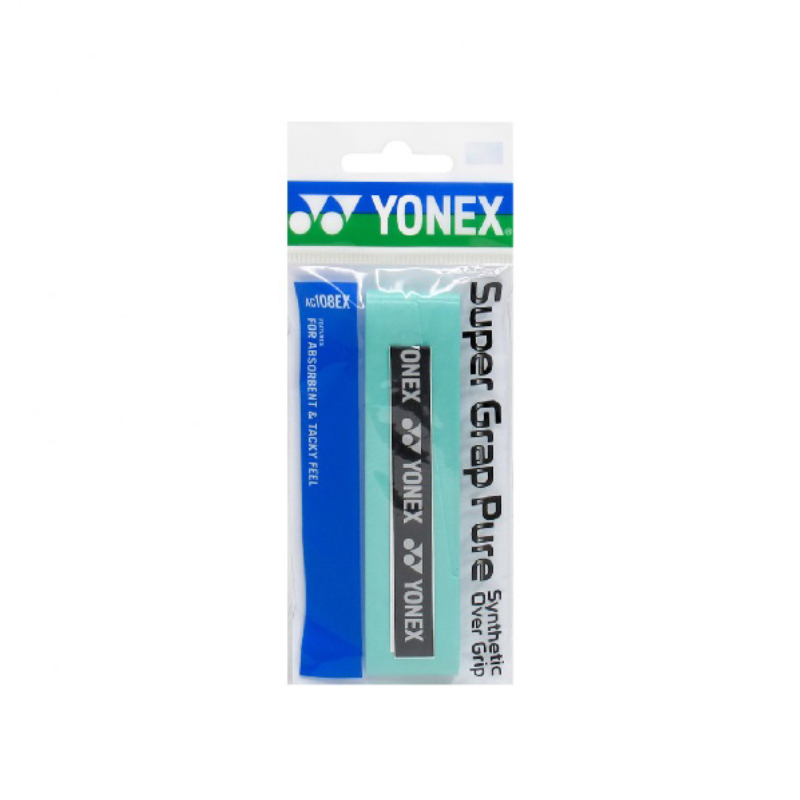 

Обмотка для ручки ракетки Yonex Overgrip AC108EX Super Grap Pure х1, Turquoise, Зеленый, Overgrip AC108EX Super Grap Pure х1