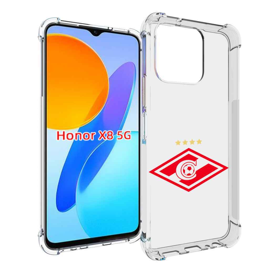 

Чехол MyPads фк спартак 1 для Honor X8 5G, Прозрачный, Tocco