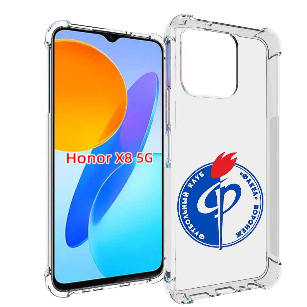 

Чехол MyPads фк факел воронеж мужской для Honor X8 5G, Прозрачный, Tocco