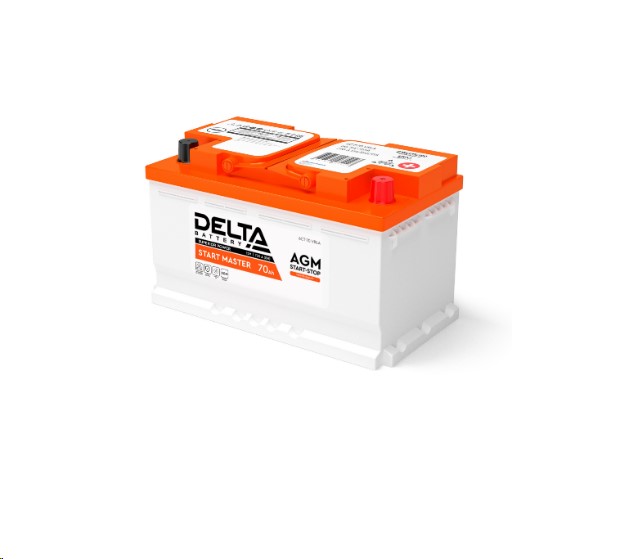 Аккумулятор DELTA BATTERY 70 720А обр/п 278х175х190 AGM DELTASTARTMASTER