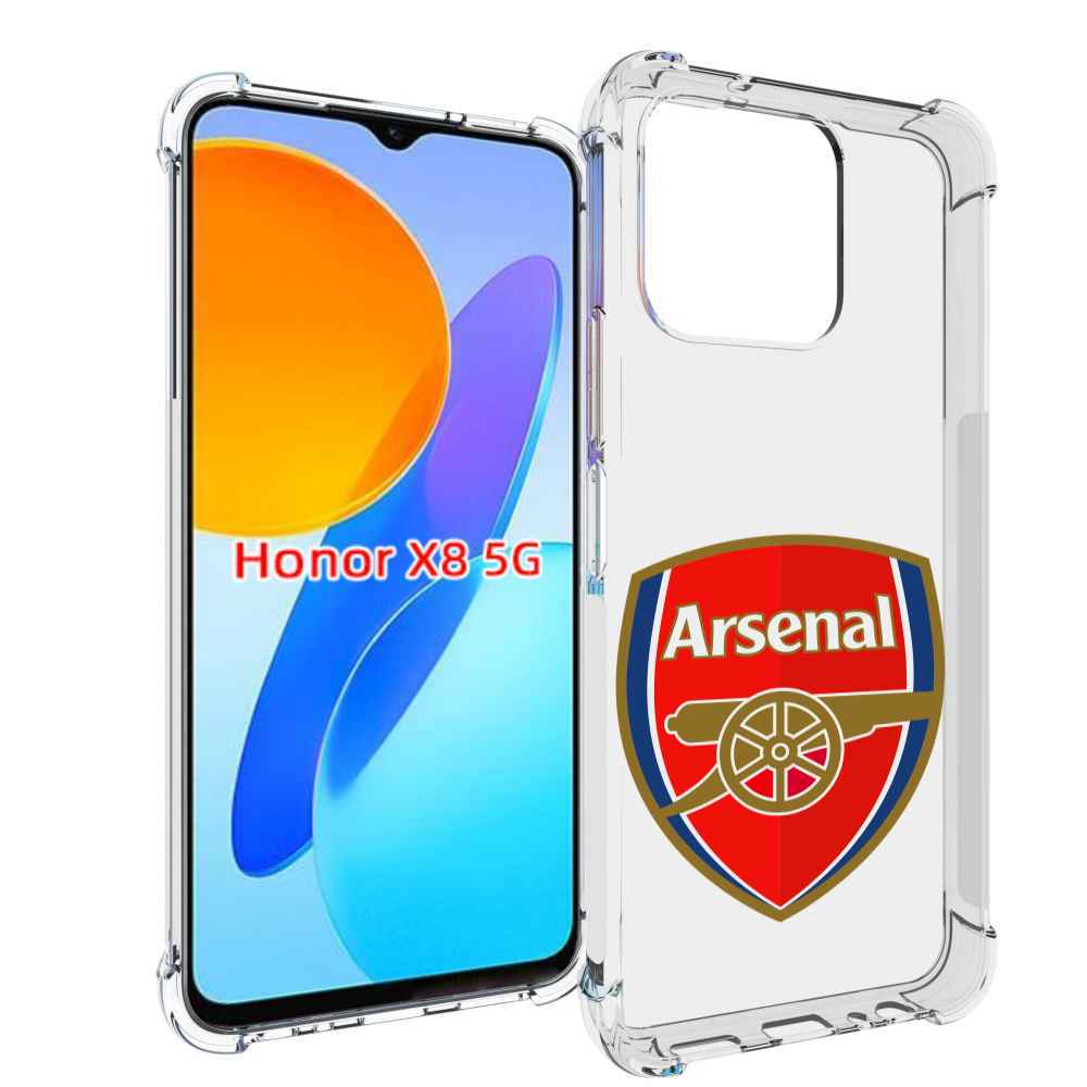 

Чехол MyPads фк-арсенал-2 для Honor X8 5G, Прозрачный, Tocco