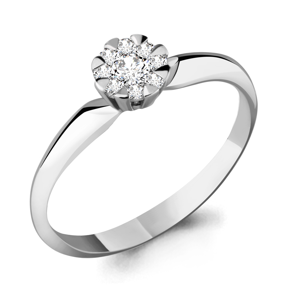 

Кольцо из золота р. 16 ЯХОНТ Ювелирный 75252, бриллиант, 75252