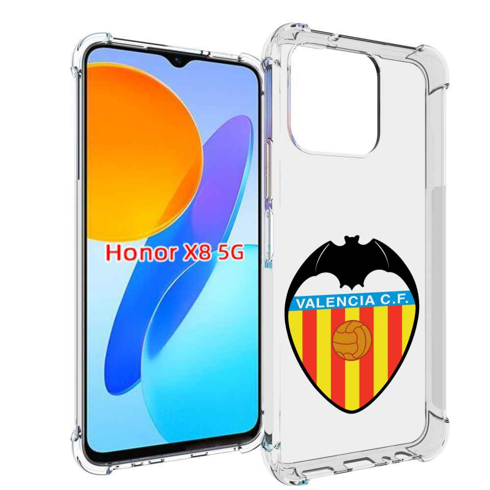 

Чехол MyPads фк-валенсия-2 для Honor X8 5G, Прозрачный, Tocco