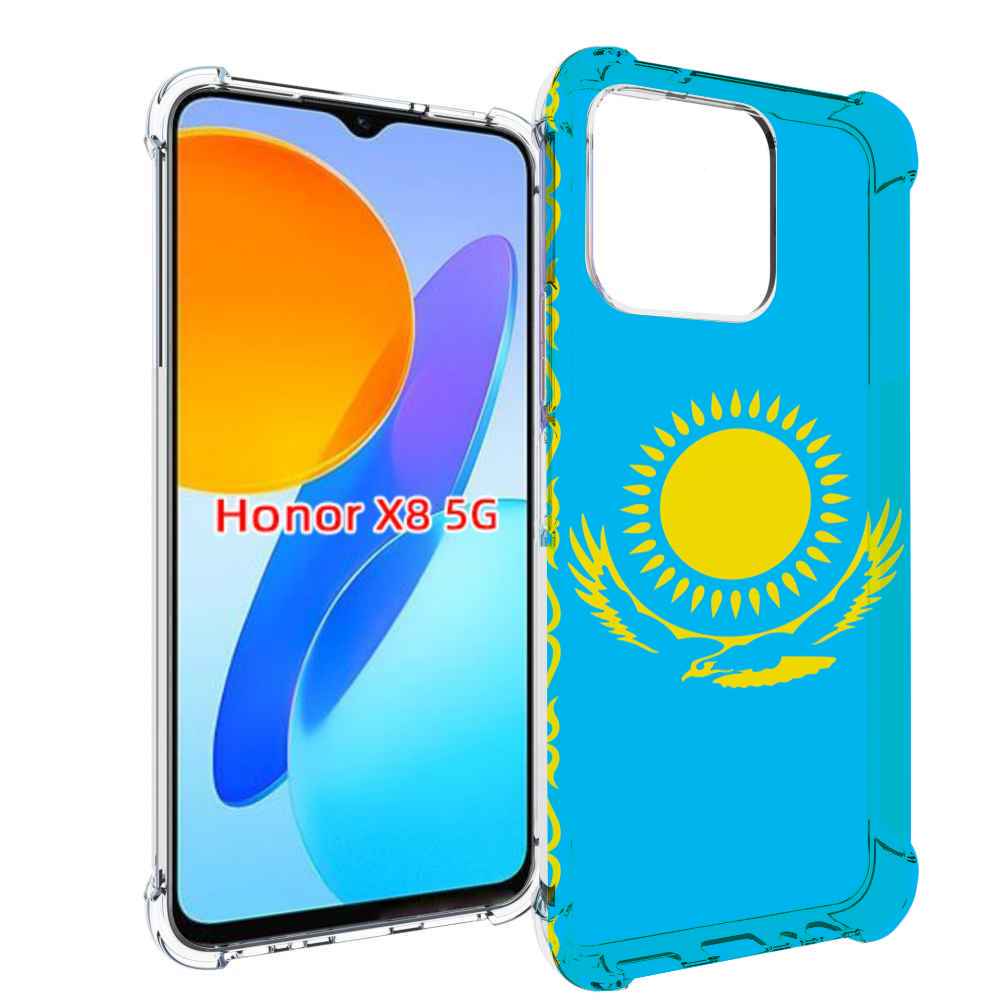 

Чехол MyPads флаг Казахстана-1 для Honor X8 5G, Прозрачный, Tocco