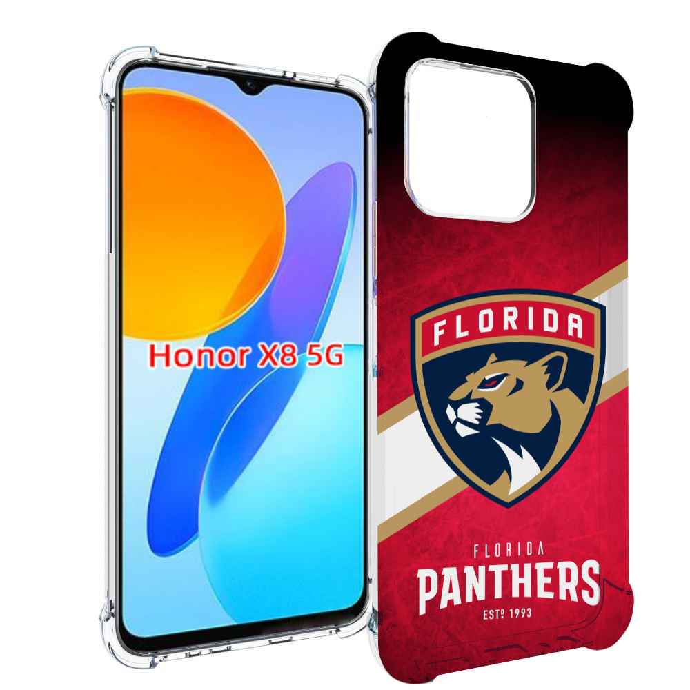 

Чехол MyPads флорида пантерс для Honor X8 5G, Прозрачный, Tocco
