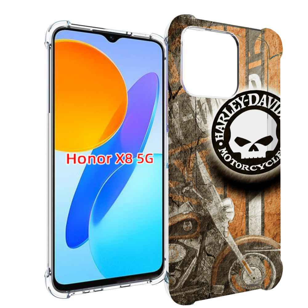 

Чехол MyPads харлеи девидсон для Honor X8 5G, Прозрачный, Tocco