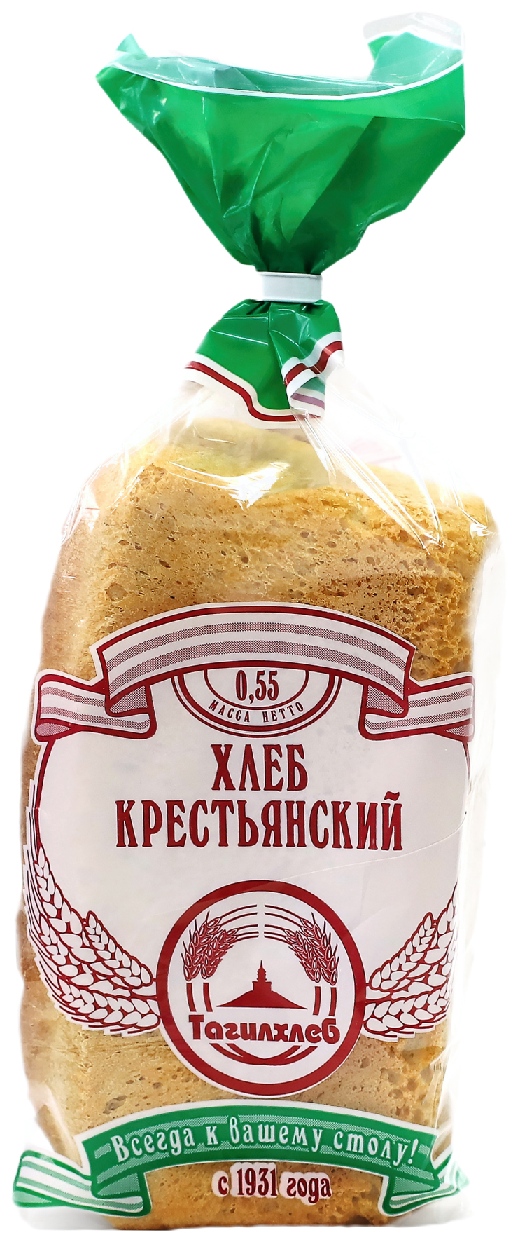 

Хлеб белый Тагилхлеб Крестьянский 550 г, Крестьянский