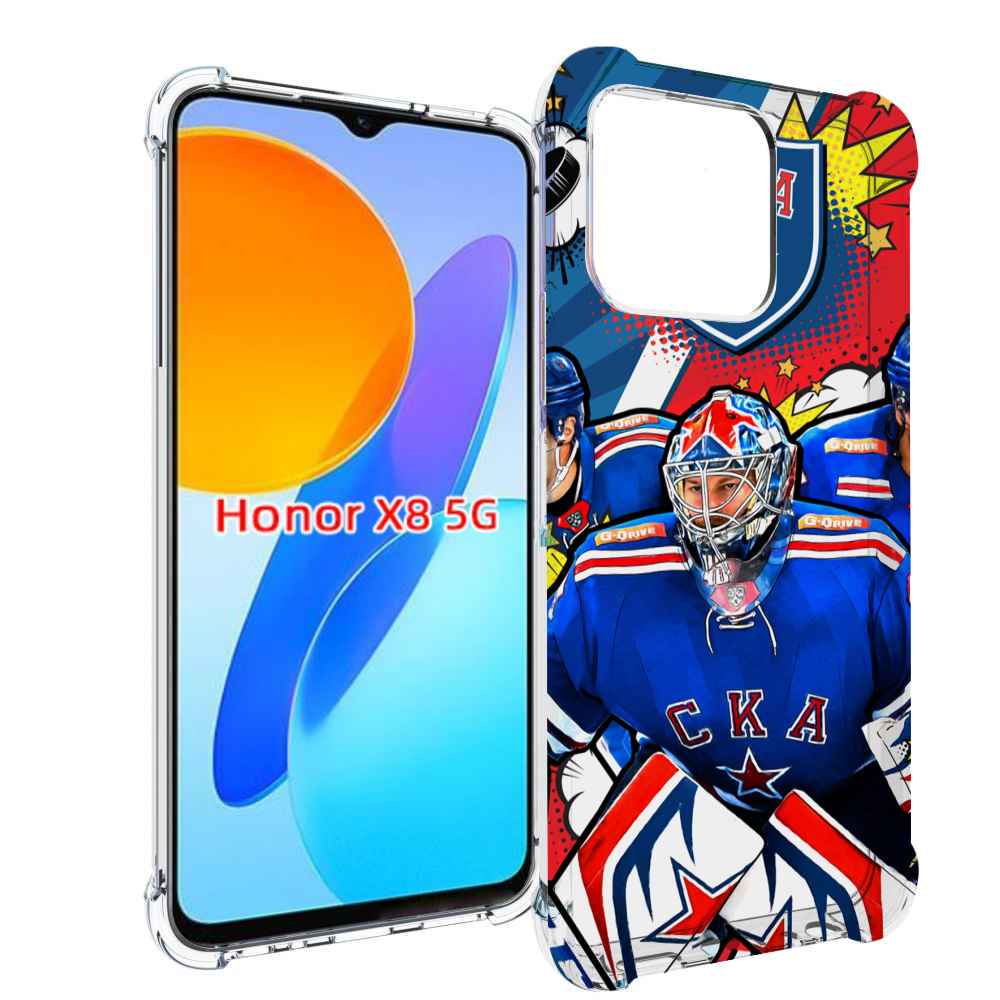 

Чехол MyPads хк ска спб мужской для Honor X8 5G, Прозрачный, Tocco