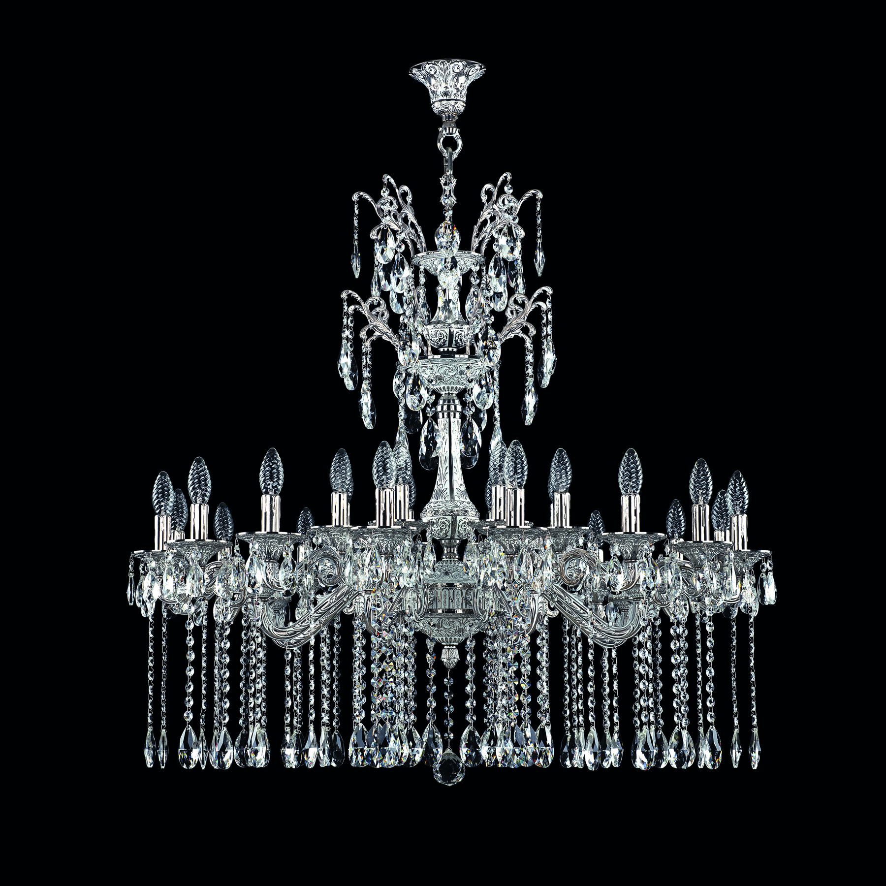 фото Хрустальная люстра 71107/24/365/xl b nw bohemia ivele crystal