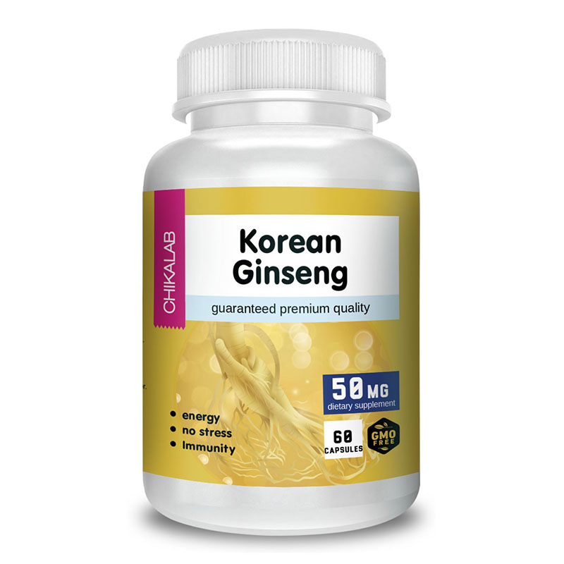 фото Специальный препарат chikalab korean ginseng капсулы 60 шт.