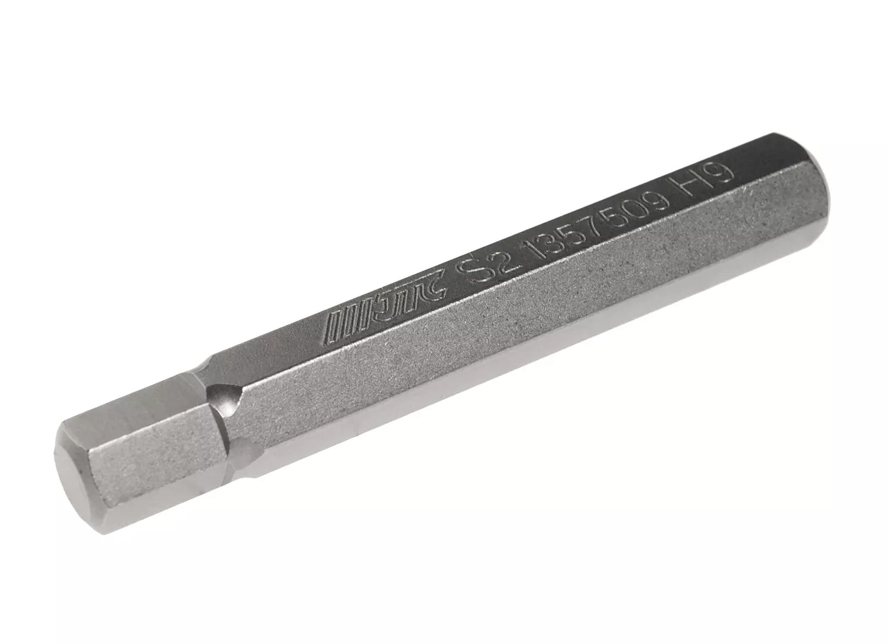

Бита HEX H9х75мм 10мм удлиненная S2 JTC