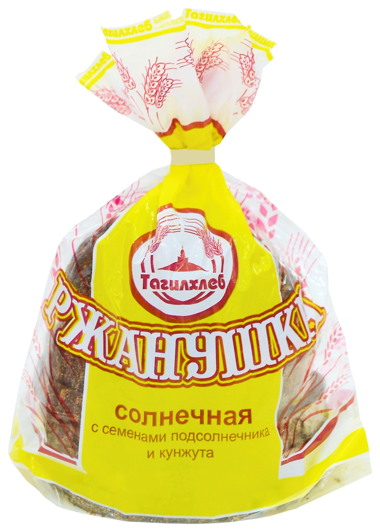 

Хлеб черный Тагилхлеб Ржанушка солнечная 400 г, Ржанушка солнечная