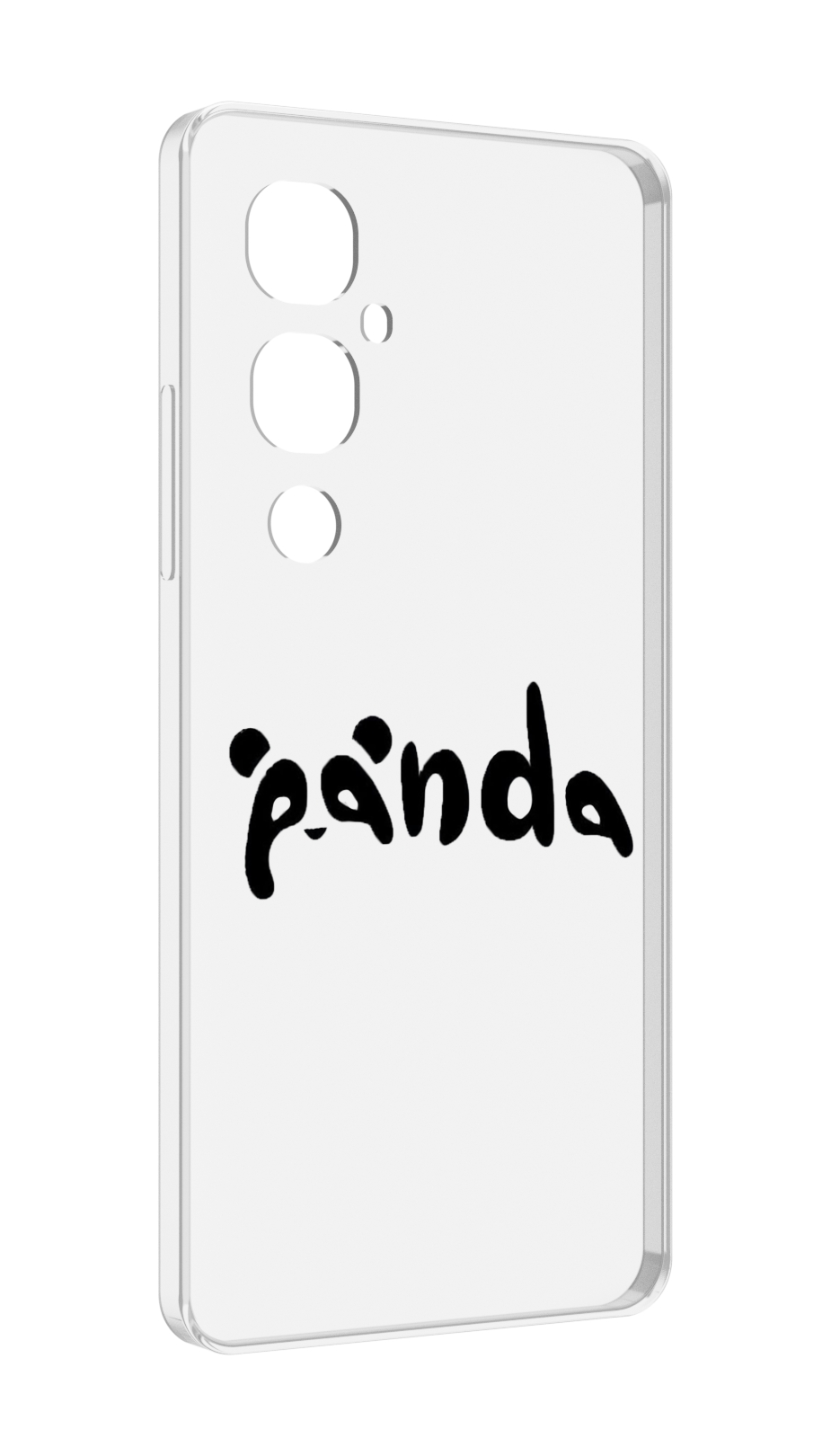 

Чехол MyPads панда надпись для Tecno Pova 4 Pro, Прозрачный, Tocco