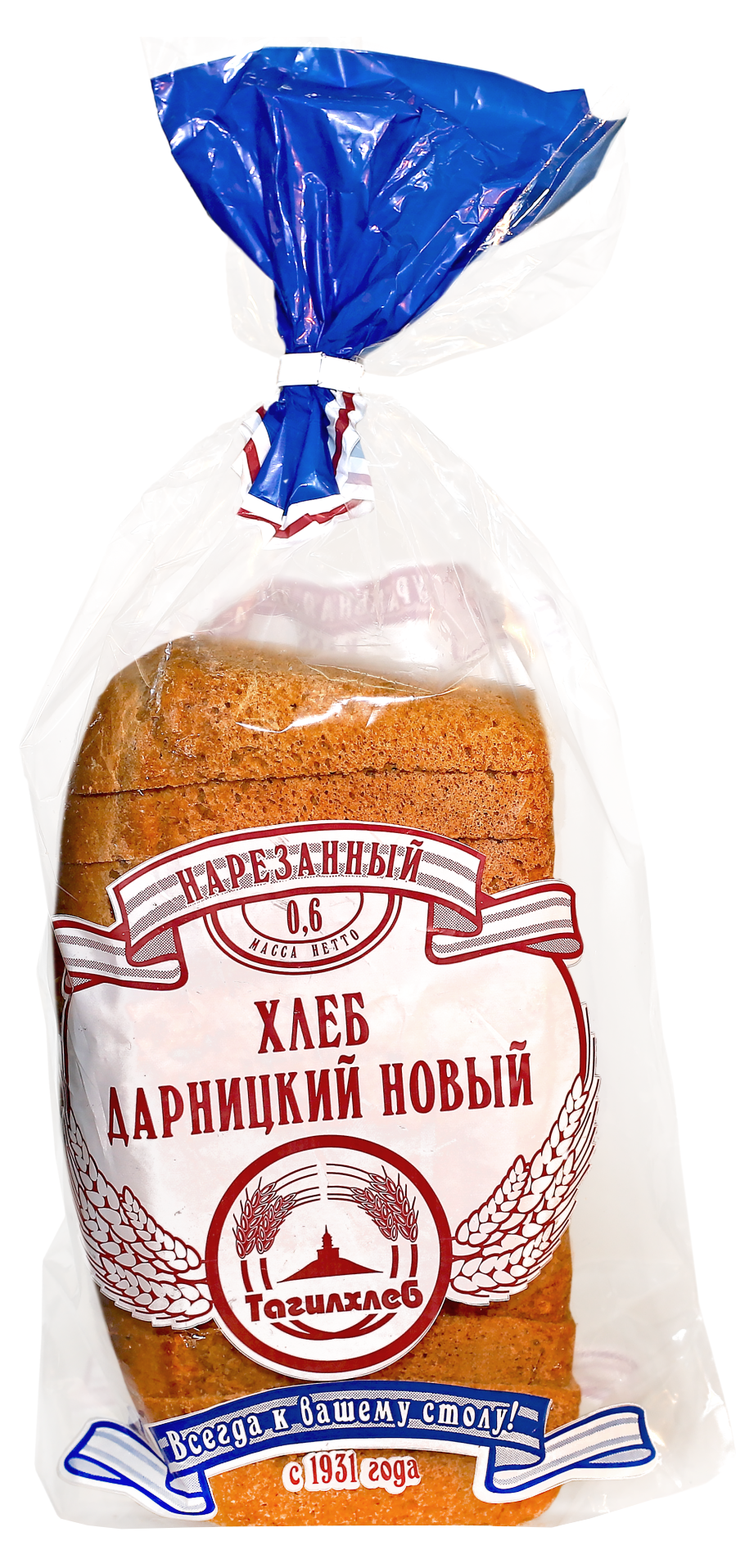 

Хлеб серый Тагилхлеб Дарницкий новый BIO 600 г, Дарницкий новый