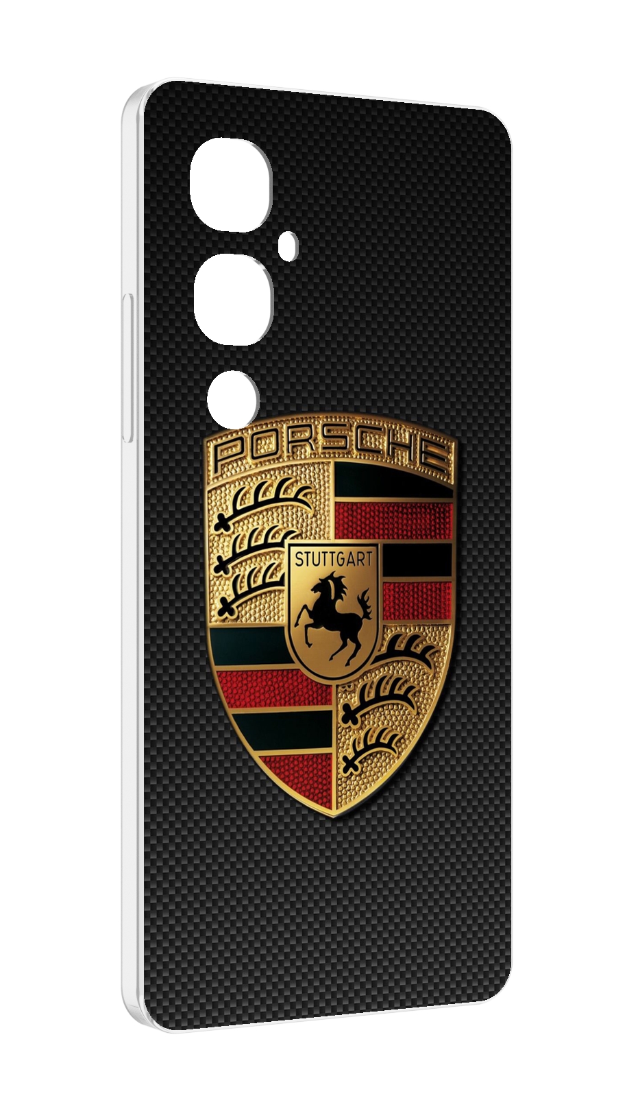 

Чехол MyPads порш porsche 1 для Tecno Pova 4 Pro, Прозрачный, Tocco