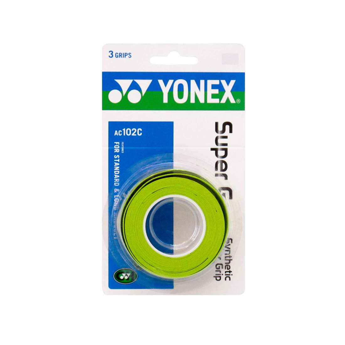 

Обмотка для ракетки Yonex Super Grap AC102EX-3 (3шт.) Citrus Green, AC102EX-6