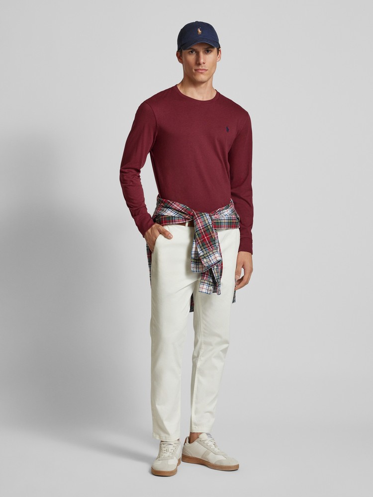 

Лонгслив мужской Polo Ralph Lauren 710671468 бордовый XXL, 710671468