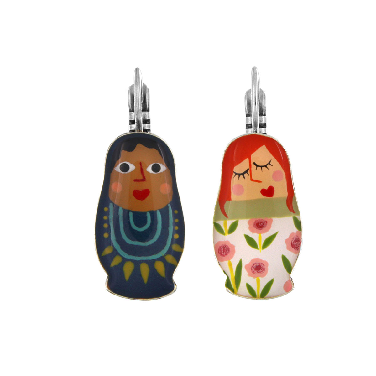 

Серьги из бижутерного сплава TARATATA TT-W24-03731-10M, смола, TT-W24-03731-10M