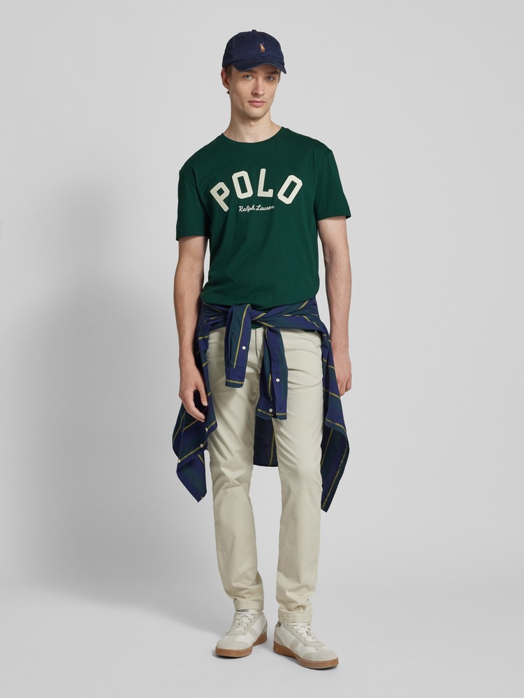 

Футболка мужская Polo Ralph Lauren 710952043 зеленая XL, Зеленый, 710952043