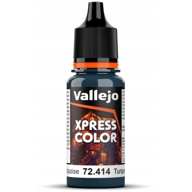 

Краска акриловая Vallejo серии Xpress Color Caribbean Turquoise 72414, 18 мл, Caribbean Turquoise