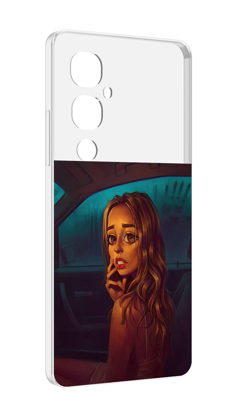 

Чехол MyPads пуп-невесты женский для Tecno Pova 4 Pro, Прозрачный, Tocco