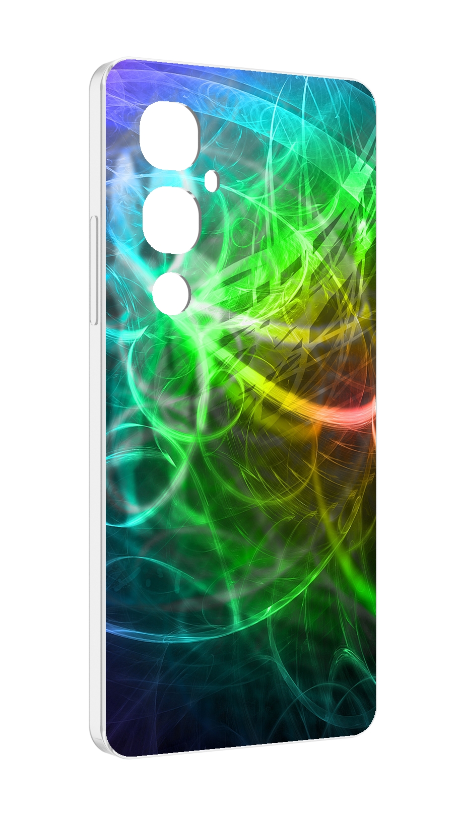 

Чехол MyPads разноцветная-абстракция-линиями для Tecno Pova 4 Pro, Прозрачный, Tocco