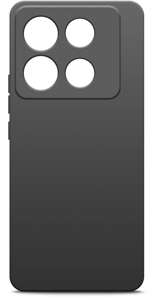 

Чехол BORASCO Silicone Case для Infinix Note 40, черный, Silicone Case