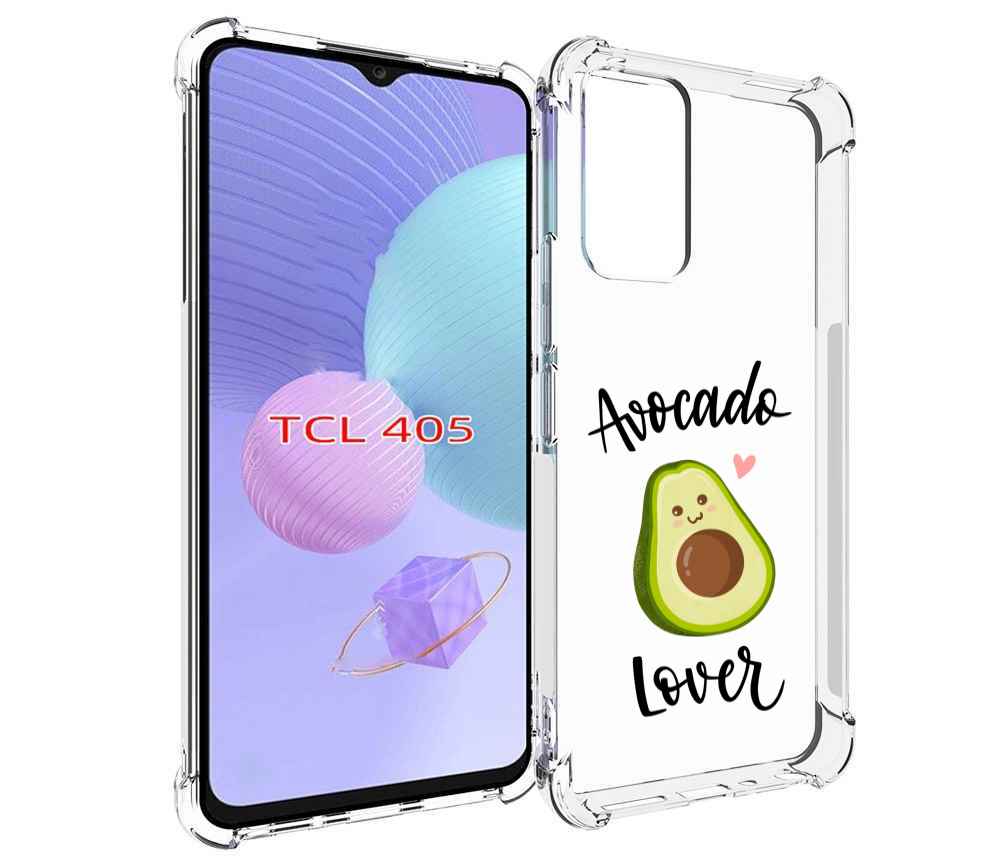 

Чехол MyPads Авокадо-любовь для TCL 405, Tocco